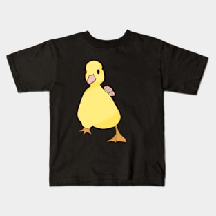 Cute duck with flower Kids T-Shirt